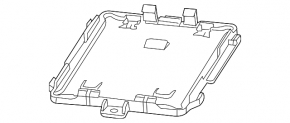 Корпус ECU компьютер двигателя нижняя часть GMC Terrain 10-17