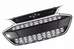 Решетка радиатора grill Chevrolet Spark 19-22 рест