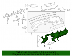 Каркас торпеды Lexus NX200t NX300 NX300h 15-21