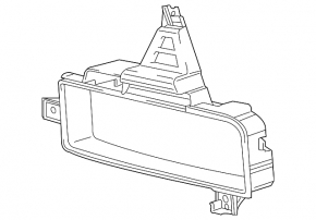 Кронштейн ПТФ правий Toyota Land Cruiser 08-15