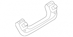 Ручка потолка задняя левая Audi A3 22-26 серая