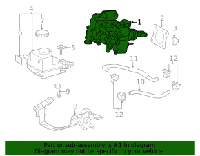 ABS АБС в сборе с ГТЦ Toyota Prius V 12-14