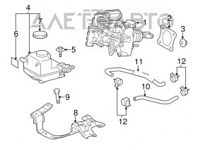 ABS АБС в сборе с ГТЦ Toyota Prius V 12-14