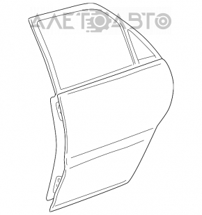 Дверь голая задняя правая Lexus RX300 98-03