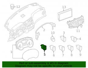 Кнопка POWER DOOR Infiniti JX35 QX60 13-17
