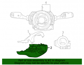 Обрамление рулевой колонки в сборе BMW X5 G05 24-26 черное