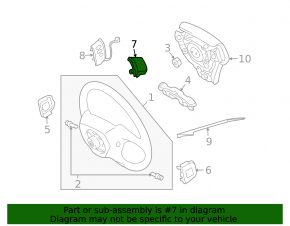 Кнопки управления на руле правые Lexus RX400h 06-08 черн