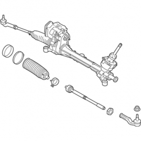 Рейка керма Ford Transit Connect MK2 13-19 довга база