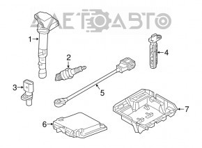 Блок ECU компьютер двигателя Audi Q7 16-19 3.0T