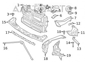 Окуляр фари BMW X2 F39 18-23 під галоген