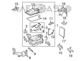 Computer, hybrid vehicle control Toyota Highlander 08-10