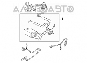 Лямбда зонд первый Toyota Prius 20 04-09