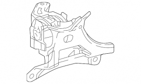 Подушка двигуна ліва Toyota C-HR 18-23 2.0