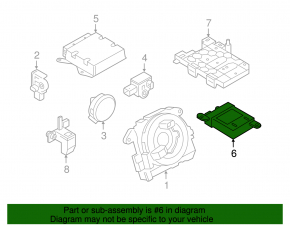 Occupant Sensor VW Jetta 11-18 USA