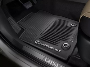 Комплект килимків салону Lexus NX200t NX300 NX300h 15-20 чорний, гума, тип 1