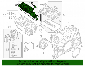 Коллектор впускной BMW X1 F48 20-22 B46