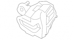 Замок двери передней правой Ford Mustang mk6 15-23