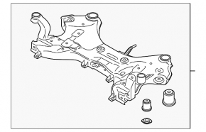 Подрамник передний Hyundai Santa FE 21-23