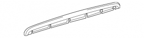 Молдинг двери багажника Lexus RX300 RX330 RX350 RX400h 04-06 хром
