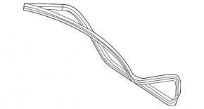 Уплотнитель крышки багажника Mercedes C-class W205 15-21