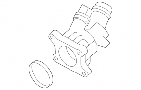 Корпус термостата Volvo XC90 16-22 T5, T6, T8