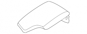 Подлокотник BMW 3 F30 12-18 кожа, бежевый venetobeige, под химчистку