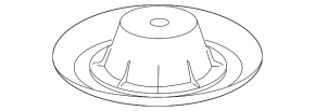 Защита колпак запасного колеса верхний большой Lexus RX300 RX330 RX350 RX400h 04-09