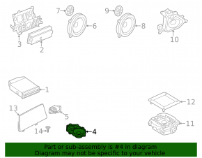 Динамик в торпеде BMW X3 G01 18-24