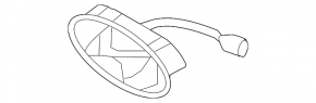 Кнопка відкриття багажника Hyundai Sonata 18-19 емблема, срібло, hybrid