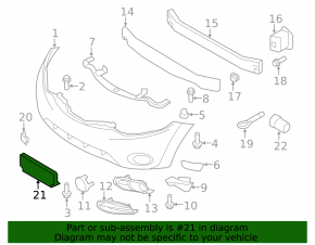 Площадка номерного знака передняя Nissan Murano z51 09-10