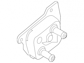 Олійний охолоджувач АКПП Nissan Rogue 16-20 2.5