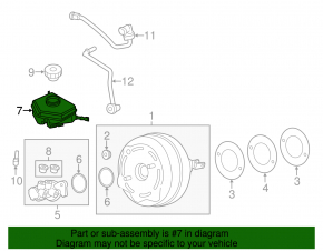 Бачок ГТЦ BMW 3 F30 12-18 с крышкой