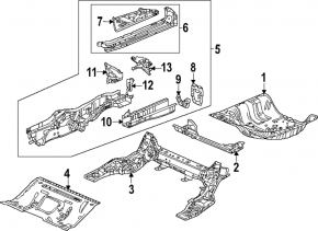 Корыто багажника Honda Civic XI FE/FL 22-26 4d