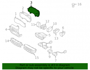 Щиток приборов Subaru Outback 10-12 3.6