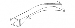 Воздуховод охлаждения тормозов левый Porsche Taycan 20-26