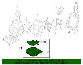 Датчик присутствия пассажира Ford Escape MK4 20- без подушки