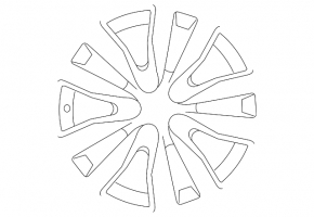 Комплект дисков R16 4шт Kia Forte 4d 14-16