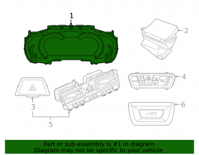Щиток приборов BMW X7 G07 19-22 12.3", под проекцию, 34к