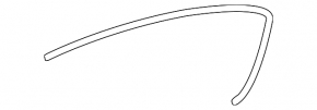 Молдинг двери верхний задний правый Acura ILX 13-22 хром, примят