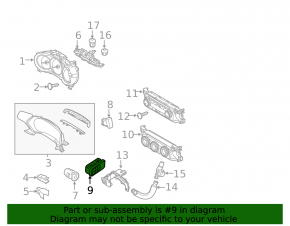 Блок кнопок передней панели Mazda CX-5 17-19 тип 2