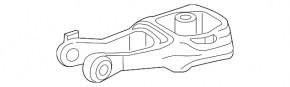 Задня подушка двигуна Lexus UX200 19-22