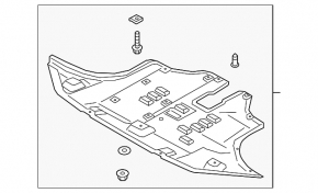 Захист двигуна Hyundai Santa FE 19-20 2.0, 2.4