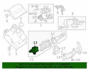 Подрулевой переключатель левый Mitsubishi Outlander 17-22