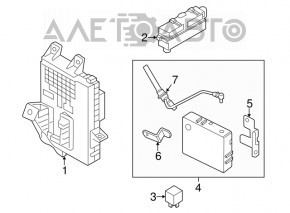 Блок предохранителей подторпедный Hyundai Elantra UD 11-13
