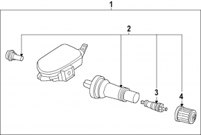 Датчик давления колеса Nissan Sentra 20-24 315mhz