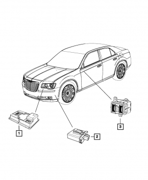 Кнопка управления освещения панели приборов Chrysler 300 11-14