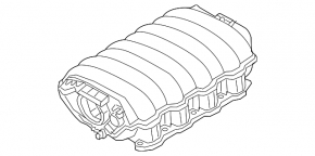 Колектор впускний Porsche Cayenne 958 11-17 4.8 Turbo