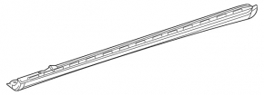 Поріг лівий Mercedes W213 E 300/350 17-23 під молдінги, Luxury
