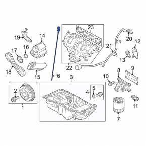 Щуп масляный Ford Escape MK3 13-19 2.0T