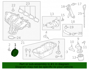 Шкив коленвала Mazda 3 19-26 2.5